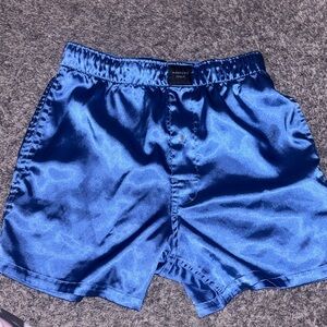 American Eagle Outfitters Shiny Blue Boxer Briefs